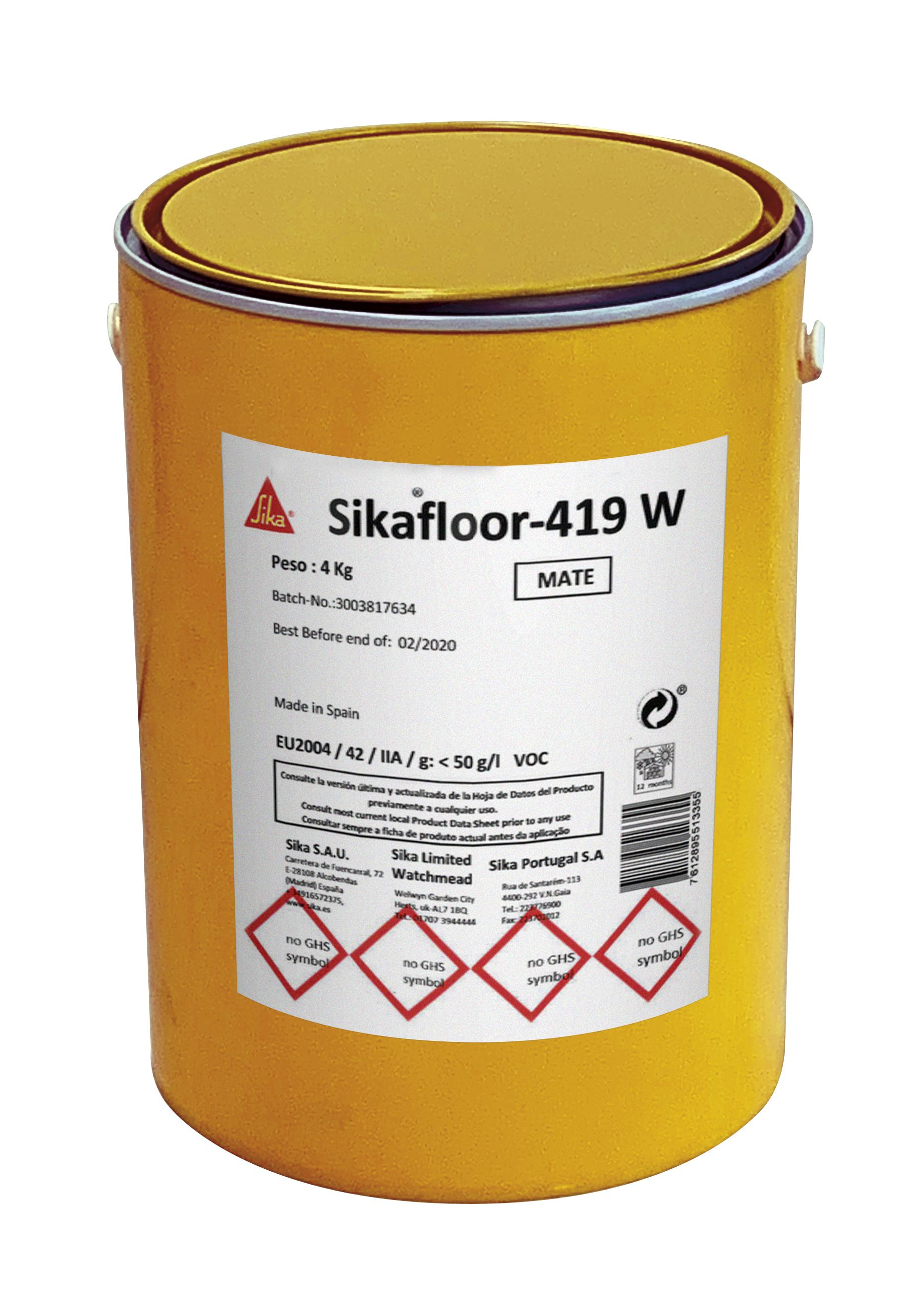Sikafloor-419W gloss 4 KG Cubo